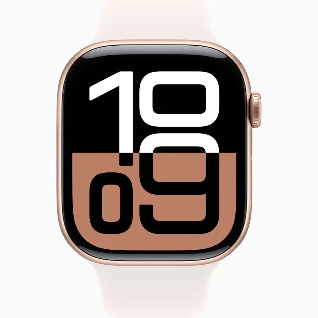 Смарт-годинник Apple Watch Series 10 GPS + Cellular 42mm Rose Gold Aluminum Case with Light Blush Sport Band S/M (MWX93)