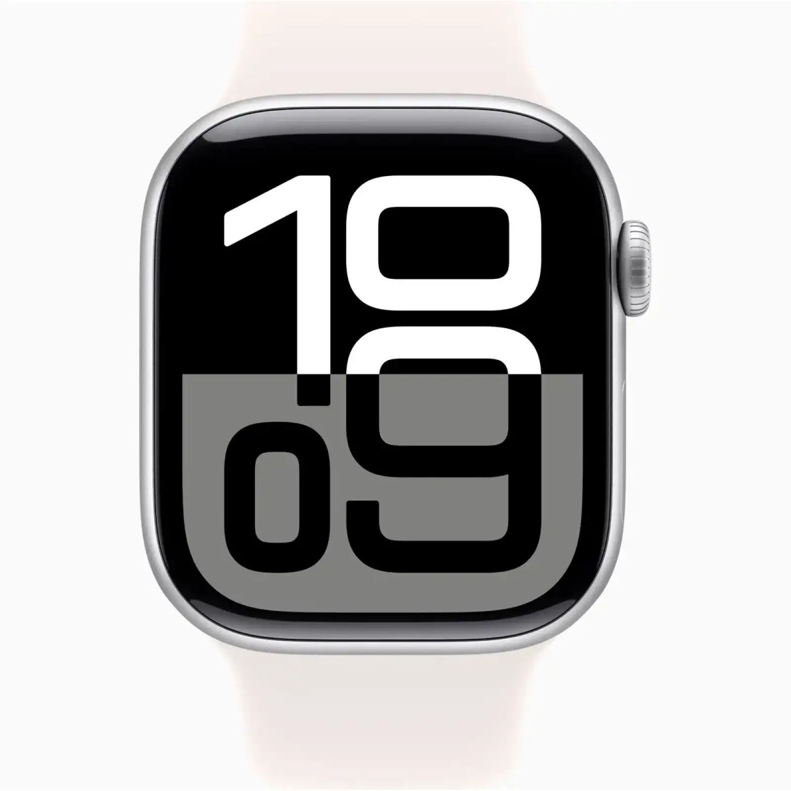 Смарт-часы Apple Watch Series 10 GPS 42mm Silver Aluminum Case with Light Blush Sport Band M/L (MWWW3)