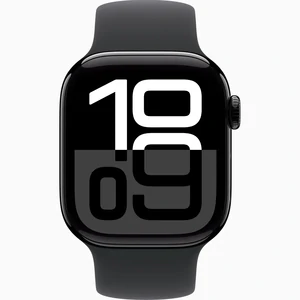 Смарт-часы Apple Watch Series 10 GPS 42mm Jet Black Aluminum Case with Black Solo Loop Size 6 (MWWX3)