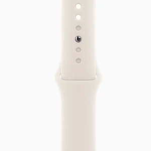 Смарт-часы Apple Watch Series 10 GPS 46mm Rose Gold Aluminum Case with Starlight Sport Band S/M (MWX23, MXM63)