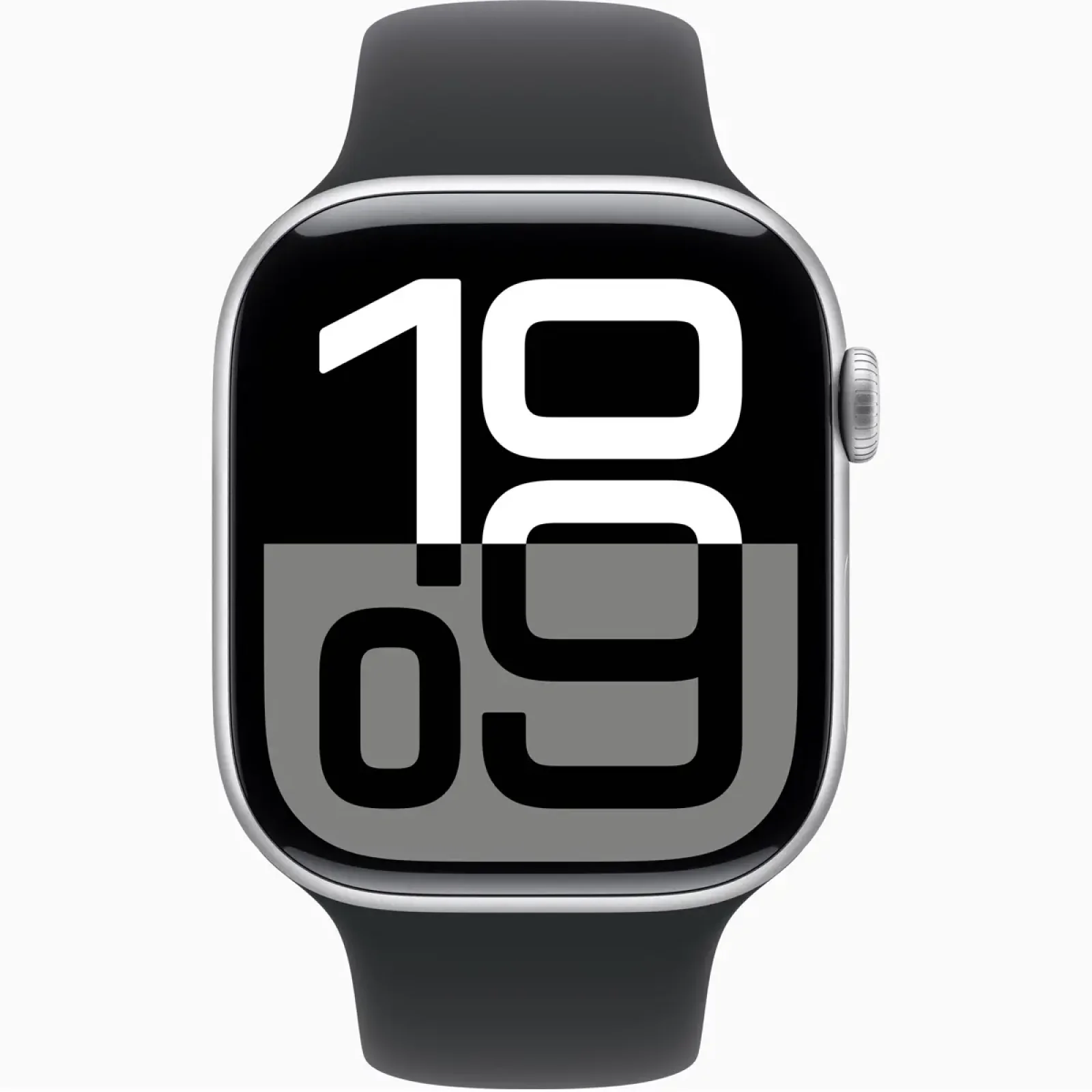 Смарт-годинник Apple Watch Series 10 GPS 46mm Silver Aluminum Case with Black Sport Band S/M (MWX03, MXM23)