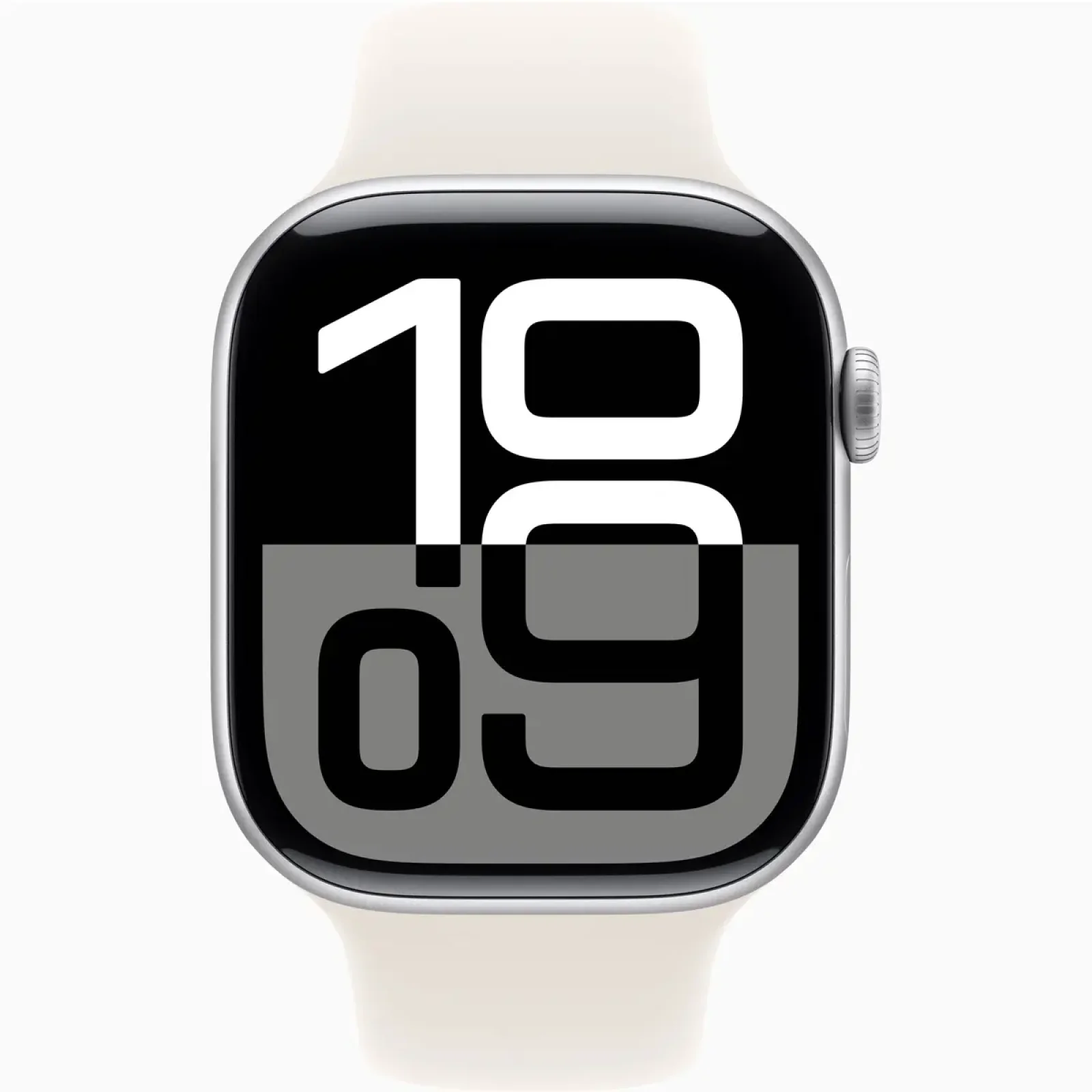 Смарт-годинник Apple Watch Series 10 GPS 46mm Silver Aluminum Case with Starlight Sport Band M/L (MWX03, MXM73)