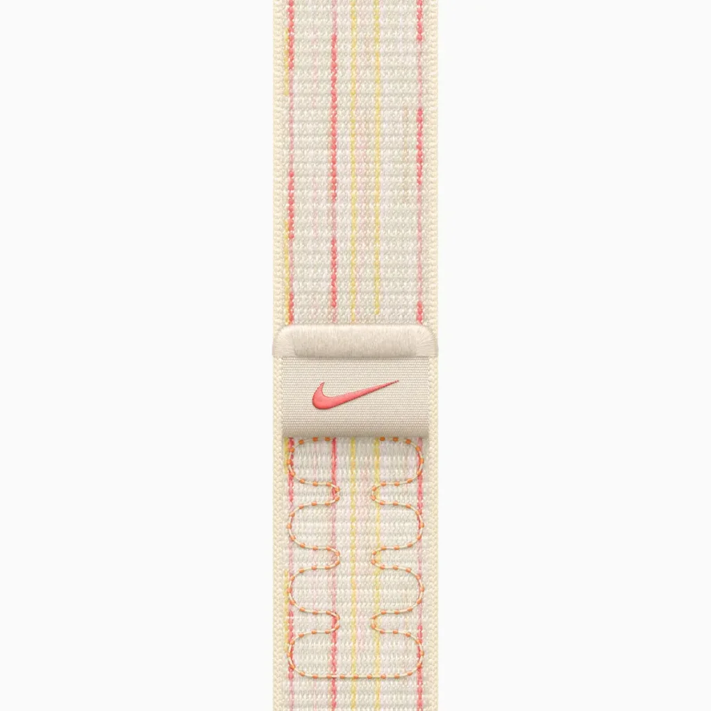 Ремінець Apple Starlight/Pink Nike Sport Loop для Apple Watch 38mm, 40mm, 41mm (MUJW3)