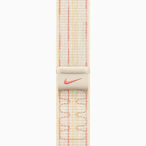 Ремінець Apple Starlight/Pink Nike Sport Loop для Apple Watch 38mm, 40mm, 41mm (MUJW3)