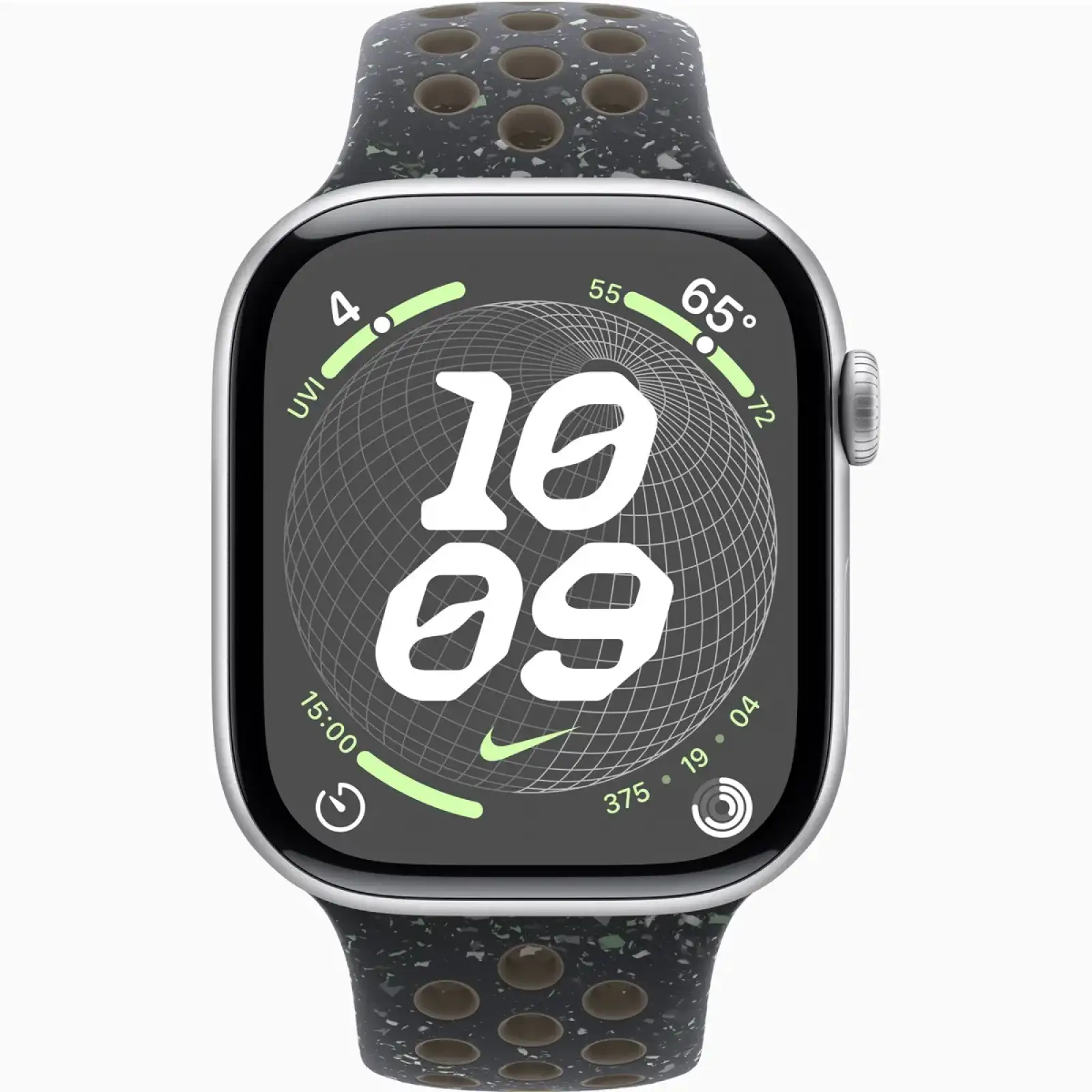 Смарт-часы Apple Watch Series 10 GPS 46mm Silver Aluminum Case with Midnight Sky Nike Sport Band M/L (MWX03, MYL63)