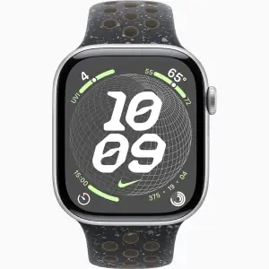 Смарт-часы Apple Watch Series 10 GPS 46mm Silver Aluminum Case with Midnight Sky Nike Sport Band M/L (MWX03, MYL63)