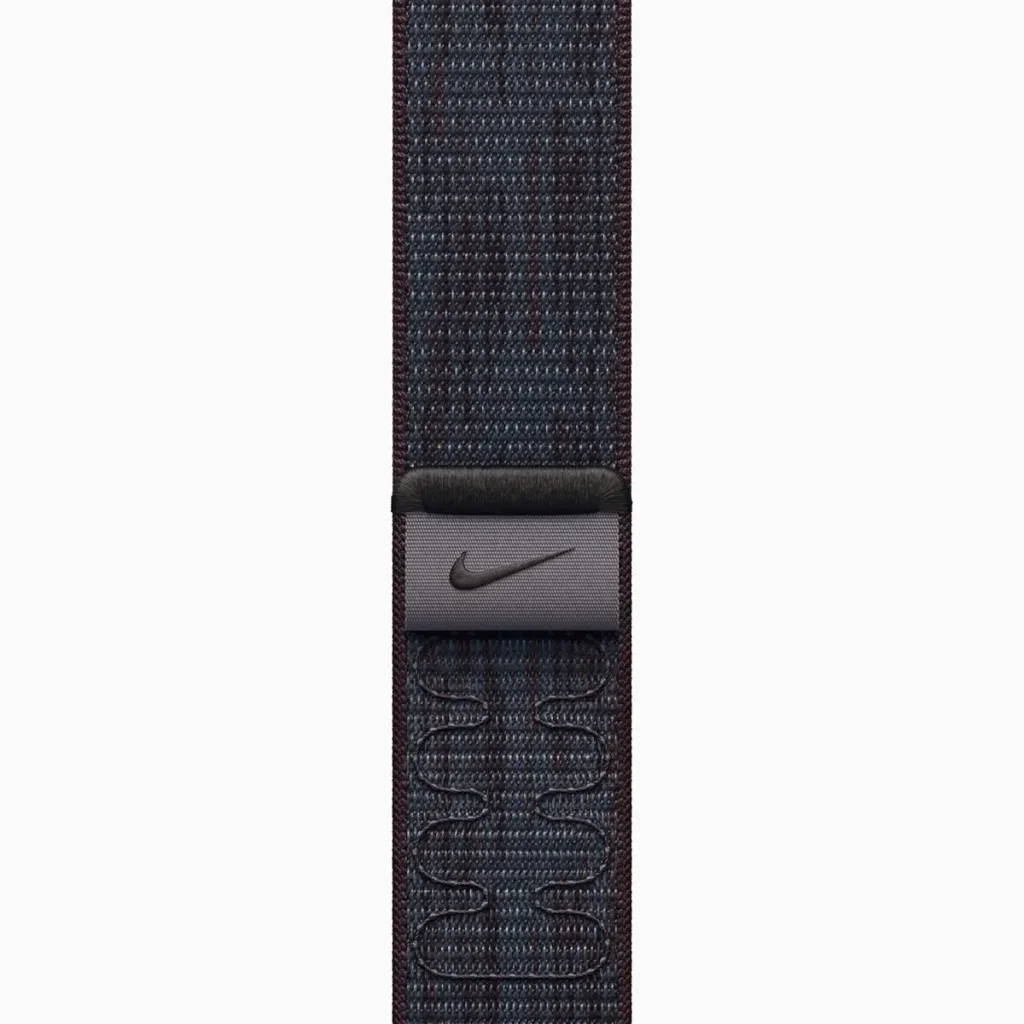 Смарт-годинник Apple Watch Series 10 GPS 46mm Rose Gold Aluminum Case with Black/Blue Nike Sport Loop (MWX23, MYJD3)