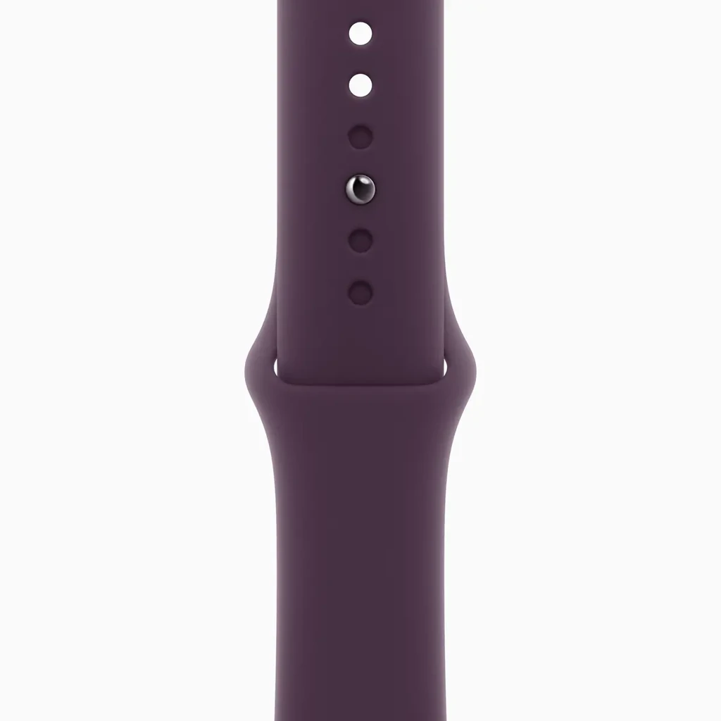 Смарт-часы Apple Watch Series 10 GPS + Cellular 42mm Rose Gold Aluminum Case with Plum Sport Loop (MWXC3)