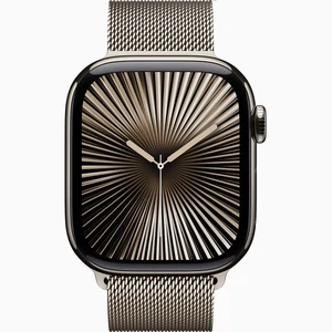 Смарт-часы Apple Watch Series 10 GPS + Cellular 46mm Natural Titanium Case with Natural Milanese Loop M/L (MWYC3)