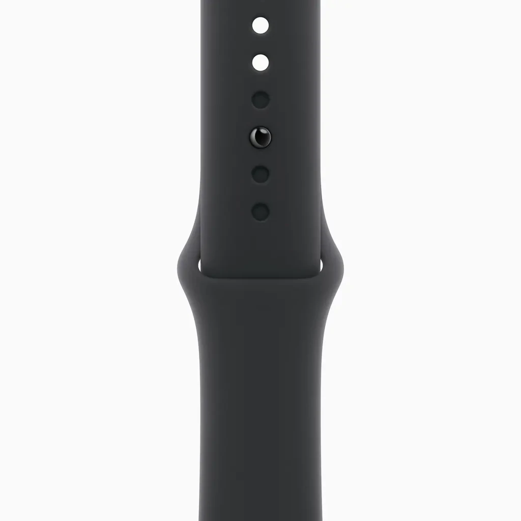 Смарт-годинник Apple Watch Series 10 GPS + Cellular 42mm Slate Titanium Case with Black Sport Band M/L (MWXH3)