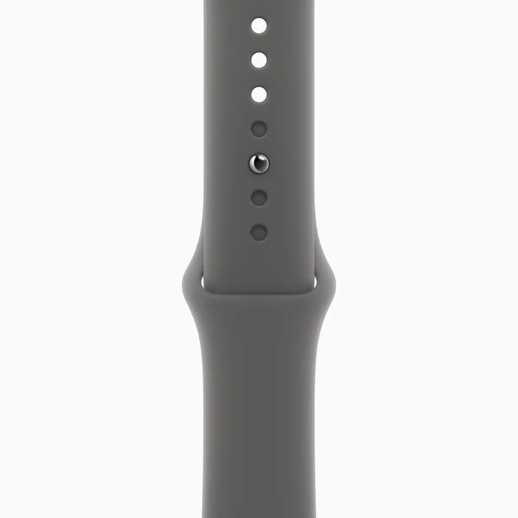 Смарт-годинник Apple Watch Series 10 GPS + Cellular 46mm Natural Titanium Case with Stone Grey Sport Band M/L (MWYA3)