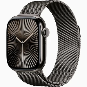 Смарт-годинник Apple Watch Series 10 GPS + Cellular 42mm Slate Titanium Case with Slate Milanese Loop (MX053)