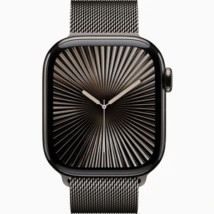 Смарт-годинник Apple Watch Series 10 GPS + Cellular 42mm Slate Titanium Case with Slate Milanese Loop (MX053)