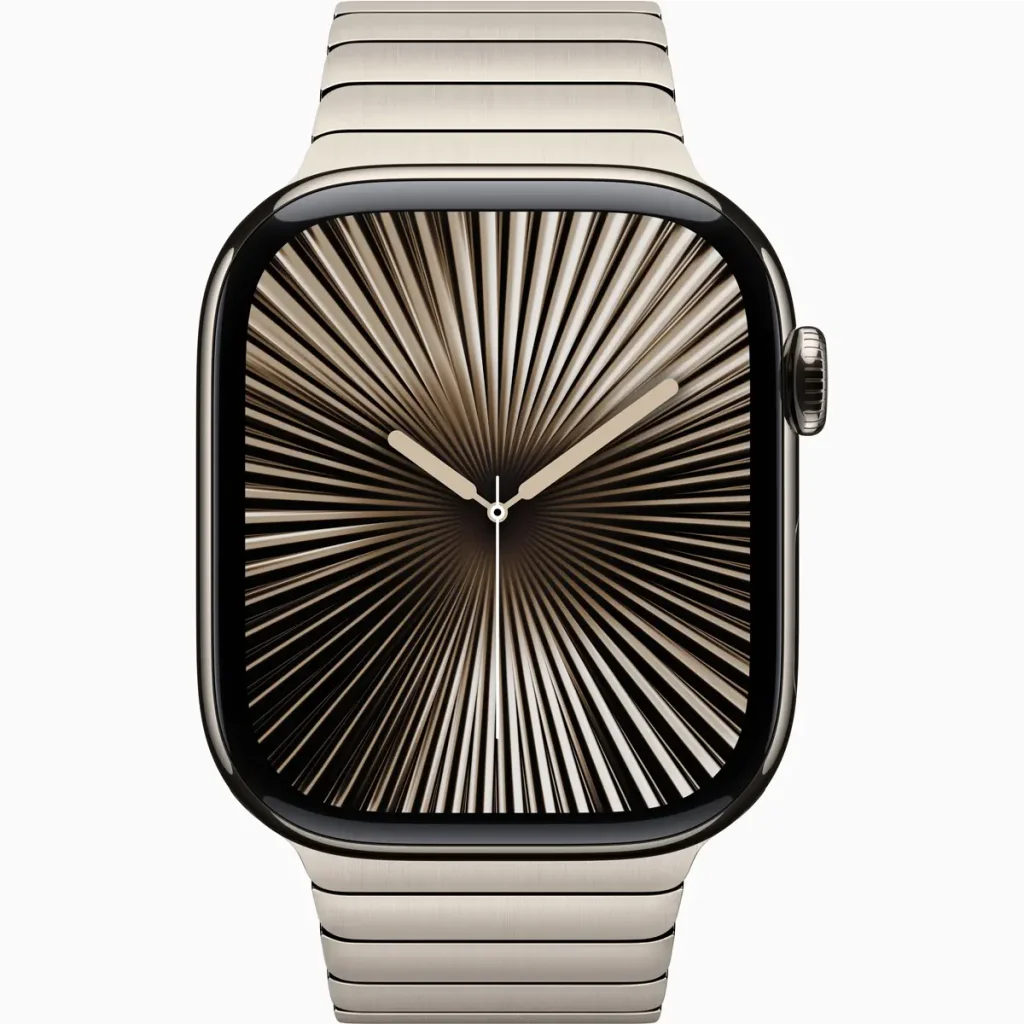 Смарт-годинник Apple Watch Series 10 GPS + Cellular 46mm Natural Titanium Case with Natural Link Bracelet (MX163, MXMF3)