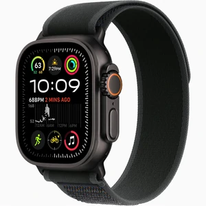 Смарт-часы Apple Watch Ultra 2 GPS + Cellular 49mm Black Titanium Case with Black Trail Loop M/L (MX4V3)