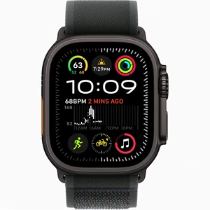 Смарт-часы Apple Watch Ultra 2 GPS + Cellular 49mm Black Titanium Case with Black Trail Loop M/L (MX4V3)