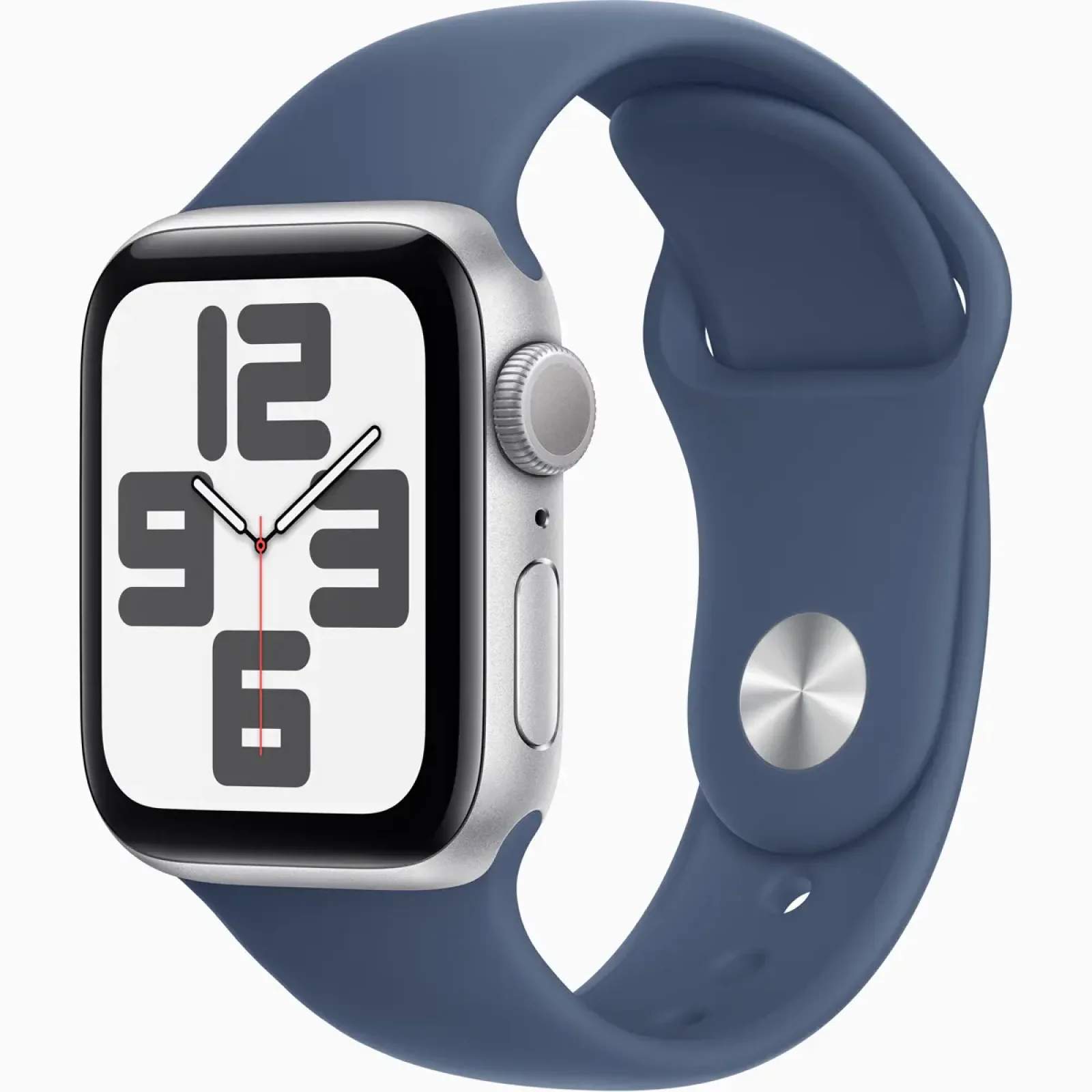 Смарт-часы Apple Watch SE 2 GPS 40mm Silver Aluminum Case with Denim Sport Band M/L (MXED3)