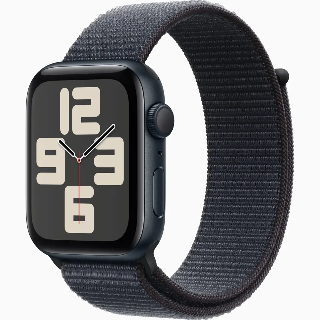 Смарт-часы Apple Watch SE 2 GPS 44mm Midnight Aluminum Case with Ink Sport Loop (MXG33, MXGN3)