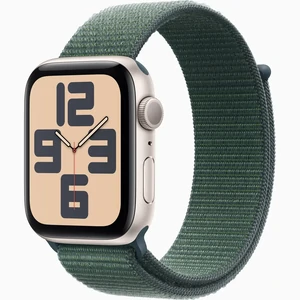 Смарт-часы Apple Watch SE 2 GPS 44mm Starlight Aluminum Case with Lake Green Sport Loop (MXEW3)