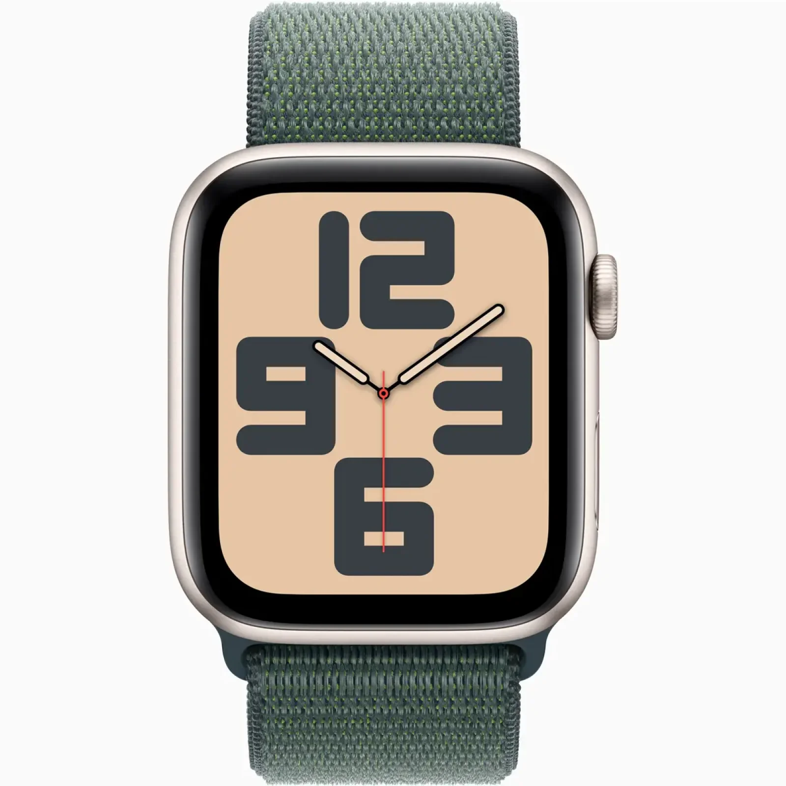 Смарт-годинник Apple Watch SE 2 GPS 44mm Starlight Aluminum Case with Lake Green Sport Loop (MXEW3)