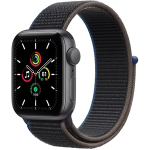 Смарт-часы Apple Watch SE GPS 40mm Space Gray Aluminum Case with Charcoal Sport Loop (MYE02)