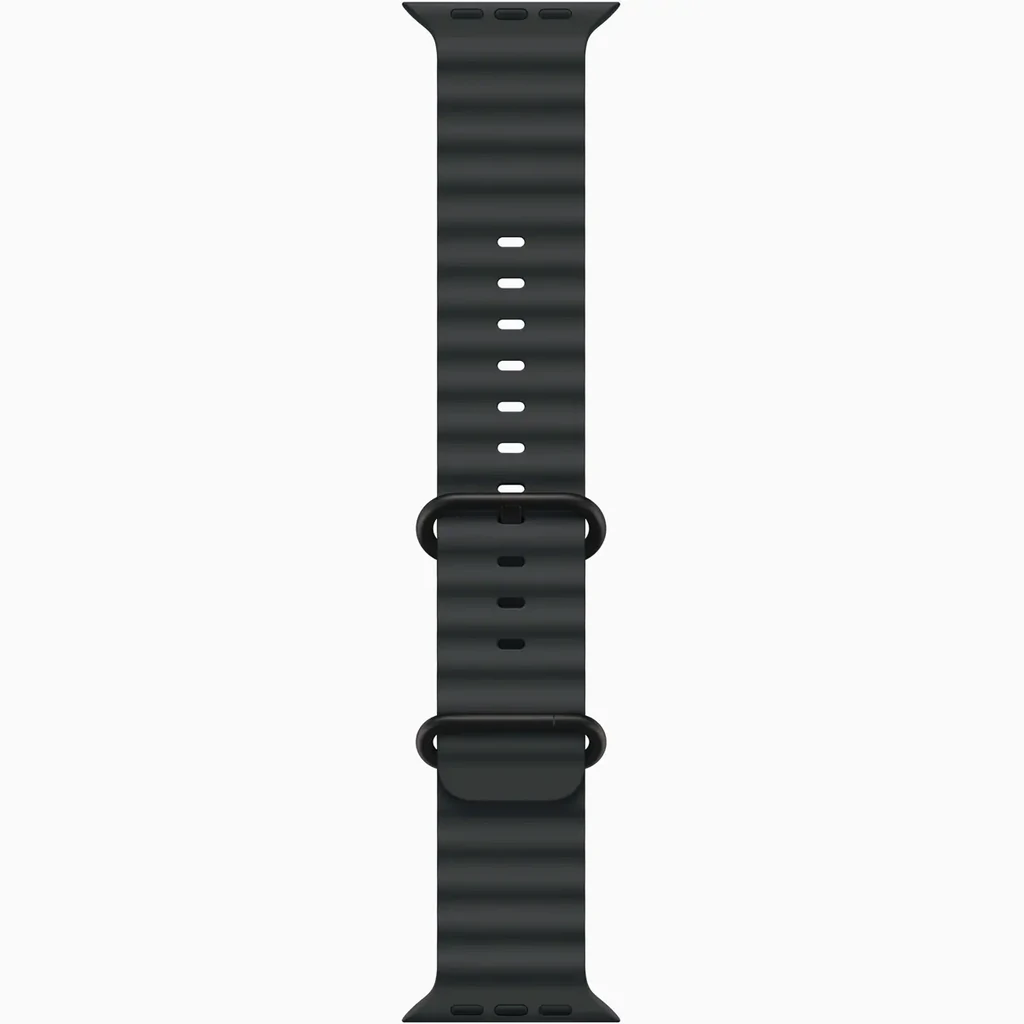 Ремінець Apple Ocean Band Black with Black Titanium Finish для Apple Watch 44mm, 45mm, 46mm, 49mm (MYPD3)