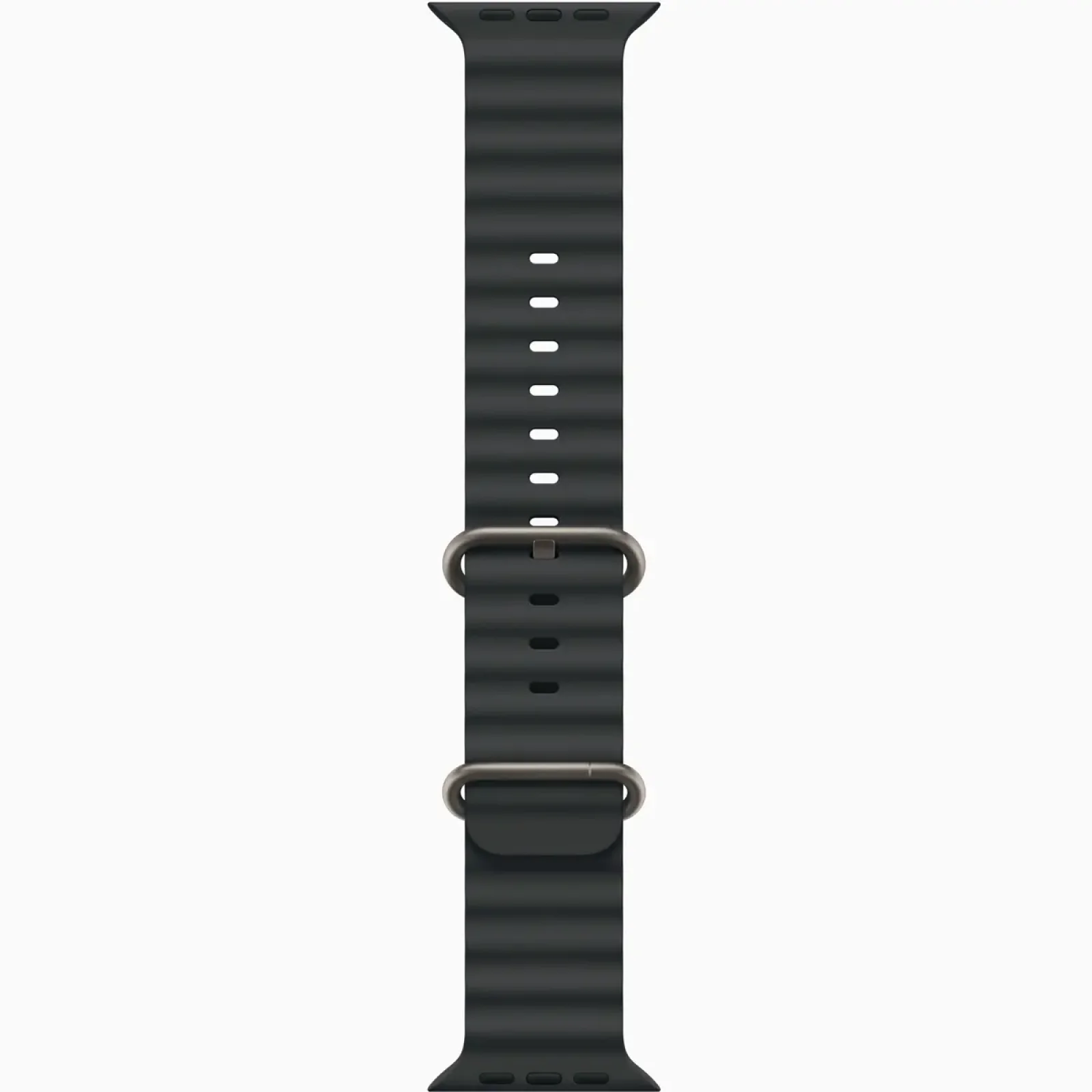 Ремешок Apple Ocean Band Black with Natural Titanium Finish для Apple Watch 44mm, 45mm, 46mm, 49mm (MXTL3)
