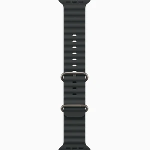 Ремешок Apple Ocean Band Black with Natural Titanium Finish для Apple Watch 44mm, 45mm, 46mm, 49mm (MXTL3)