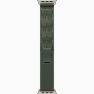 Ремешок Apple Green/Natural Titanium Finish Trail Loop M/L для Apple Watch 44mm, 45mm, 49mm (MXTP3)