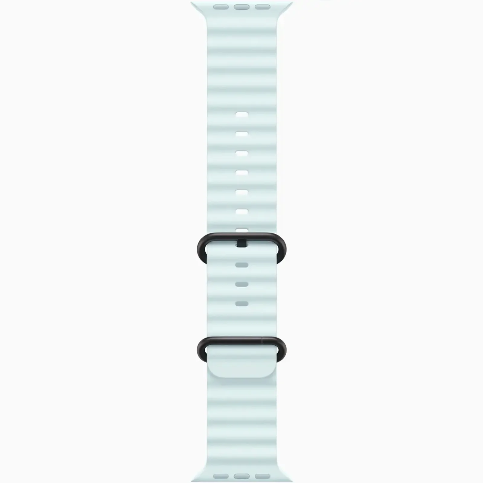 Ремінець Apple Ocean Band Ice Blue with Black Titanium Finish для Apple Watch 44mm, 45mm, 46mm, 49mm (MYP83)