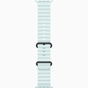 Ремінець Apple Ocean Band Ice Blue with Black Titanium Finish для Apple Watch 44mm, 45mm, 46mm, 49mm (MYP83)