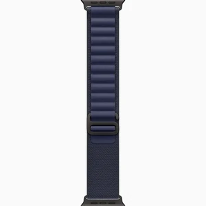 Ремінець Apple Navy Alpine Loop Medium with Black Titanium Finish для Apple Watch 44mm, 45mm, 46mm, 49mm (MYPX3)