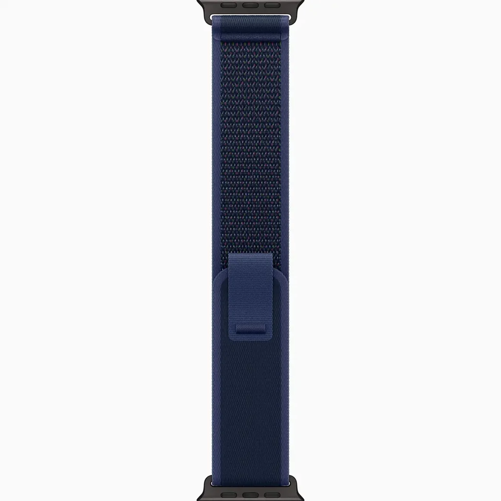 Ремінець Apple Blue/Black Titanium Finish Trail Loop S/M для Apple Watch 44mm, 45mm, 49mm (MYQ73)