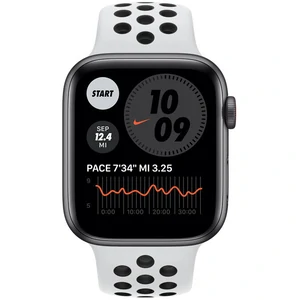 Apple Watch Nike SE GPS + Cellular 44mm Space Gray Aluminum Case with Pure Platinum/Black Nike Sport Band (MYYP2)