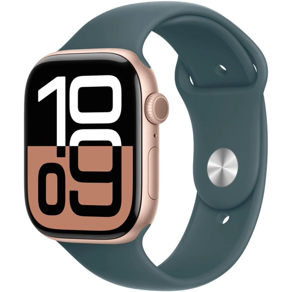 Ремінець Apple Lake Green Sport Band M/L для Apple Watch 44mm, 45mm, 46mm, 49mm (MXLR3)