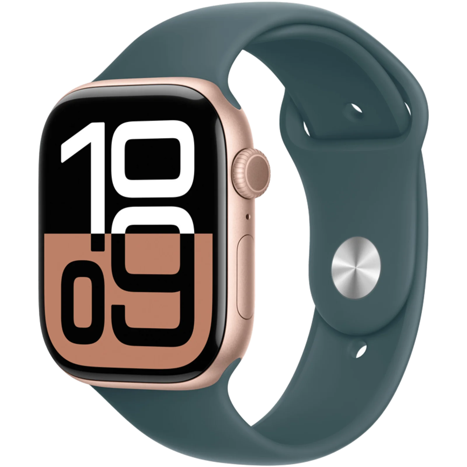 Ремешок Apple Lake Green Sport Band M/L для Apple Watch 44mm, 45mm, 46mm, 49mm (MXLR3)