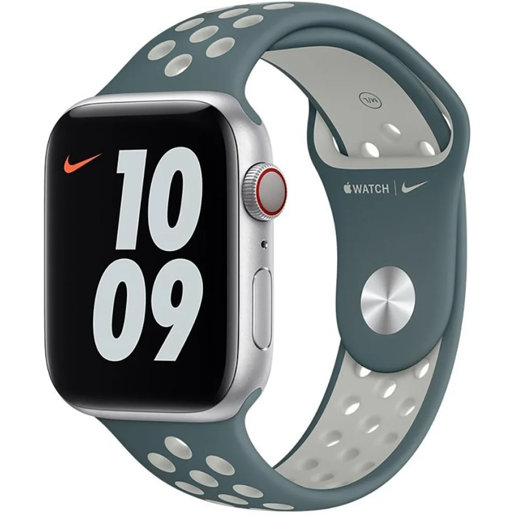 Ремінець Apple Hasta/Light Silver Nike Sport Band Regular для Apple Watch 42mm, 44mm, 45mm (MJ6K3)
