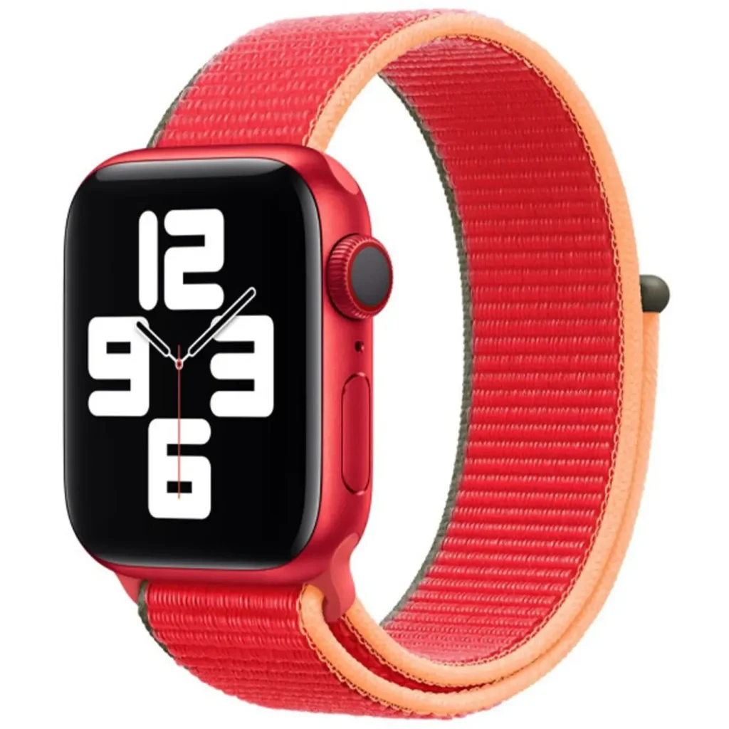 Ремінець Apple Red Sport Loop для Apple Watch 42mm, 44mm, 45mm, 49mm (MJG33)