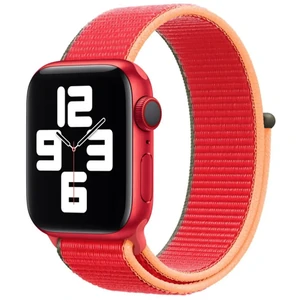 Ремінець Apple Red Sport Loop для Apple Watch 42mm, 44mm, 45mm, 49mm (MJG33)