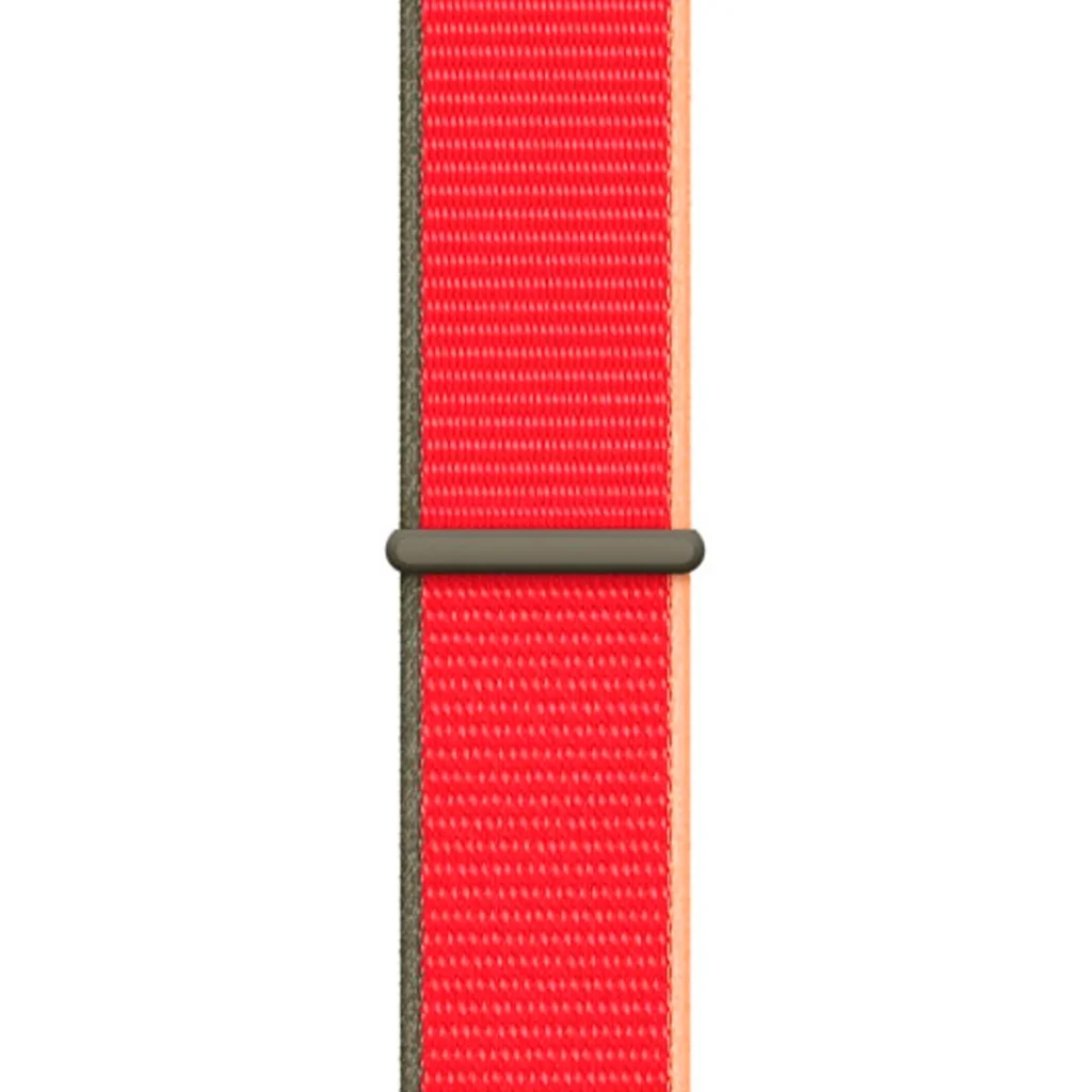 Ремінець Apple Red Sport Loop для Apple Watch 42mm, 44mm, 45mm, 49mm (MJG33)