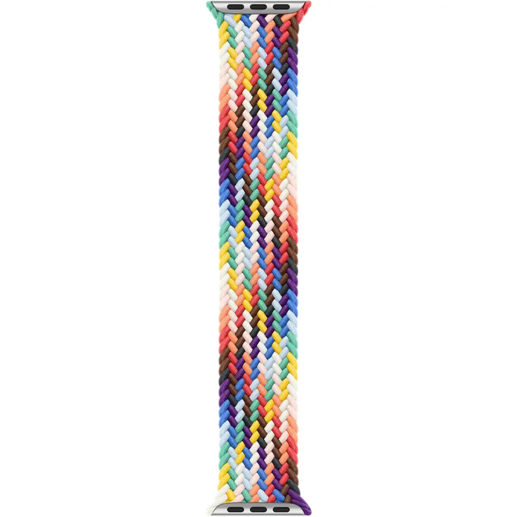 Ремешок Apple Pride Edition Braided Solo Loop Size 7 для Apple Watch 38mm, 40mm, 41mm (MJX63)