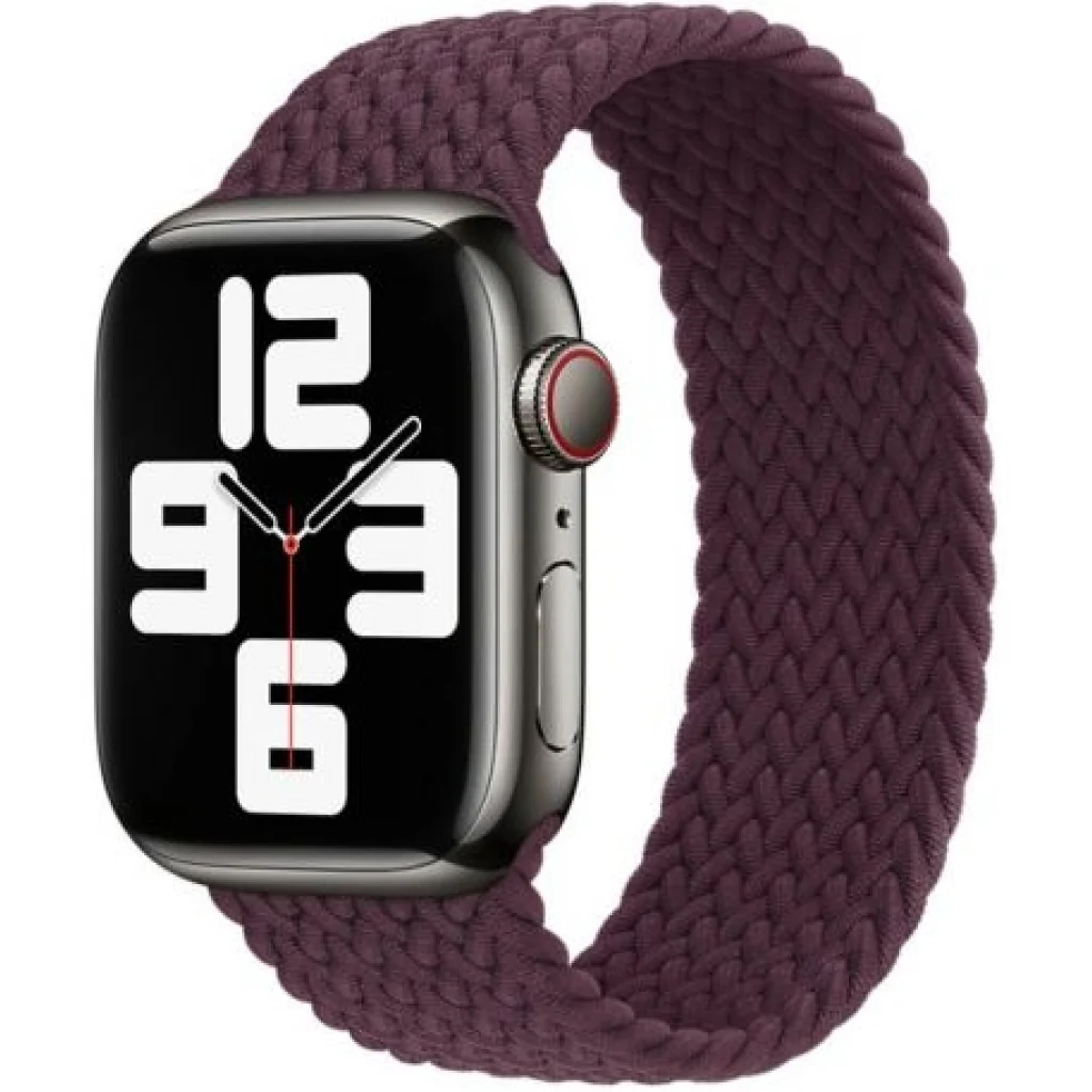 Ремінець Apple Dark Cherry Braided Solo Loop Size 6 для Apple Watch 38mm, 40mm, 41mm (ML3Y3)