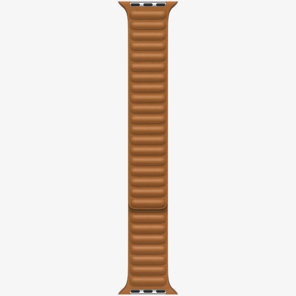 Ремешок Apple Golden Brown Leather Link M/L для Apple Watch 38mm, 40mm, 41mm (ML7L3)
