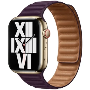 Ремешок Apple Dark Cherry Leather Link M/L для Apple Watch 38mm, 40mm, 41mm (ML7N3)
