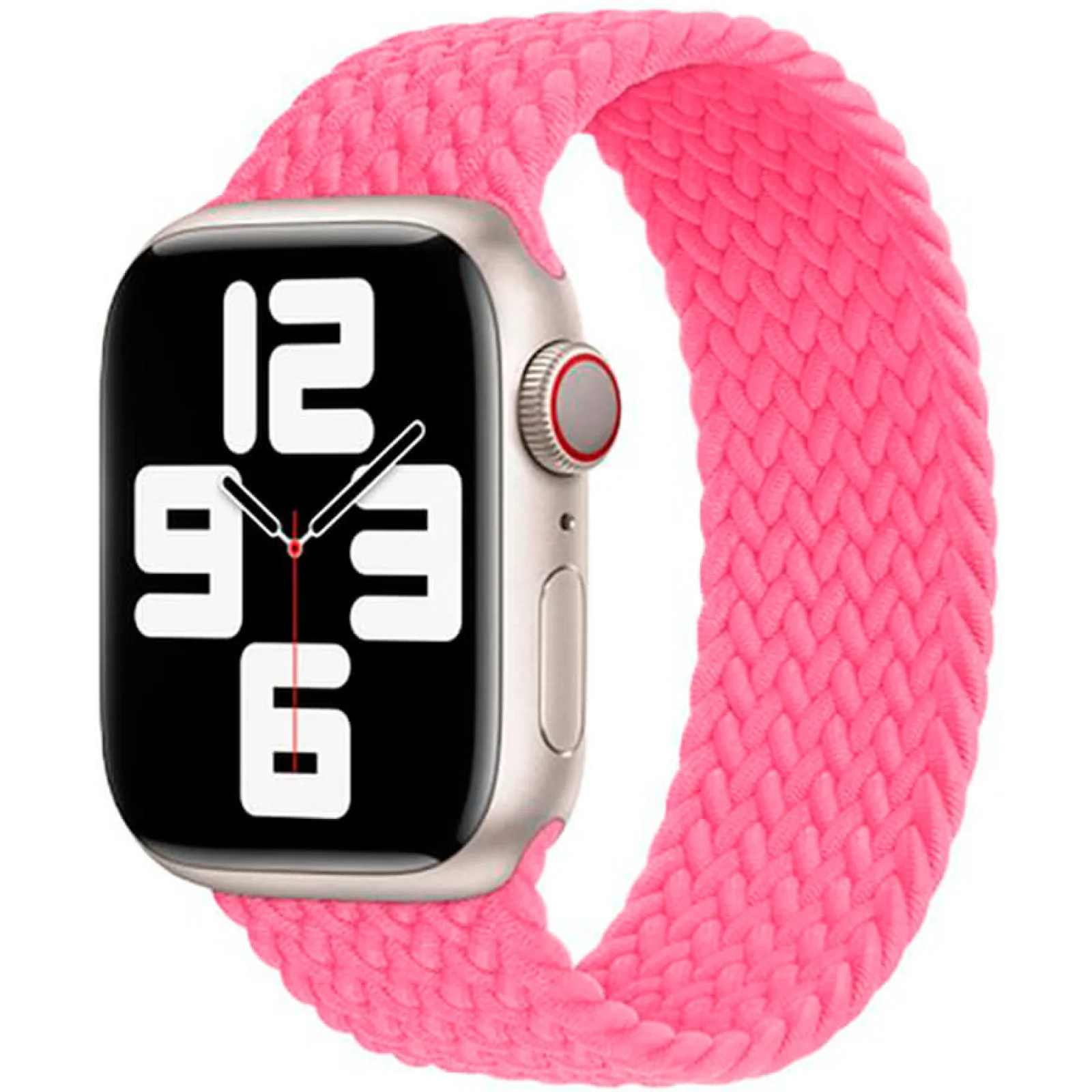 Ремінець Apple Flamingo Braided Solo Loop Size 8 для Apple Watch 42mm, 44mm, 45mm, 49mm (MN1U3)
