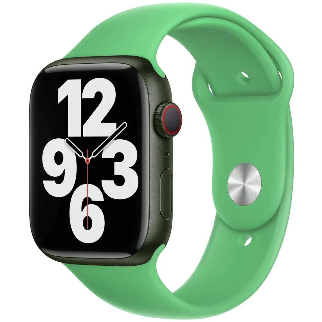 Ремешок Apple Bright Green Sport Band для Apple Watch 38mm, 40mm, 41mm (MN2C3)