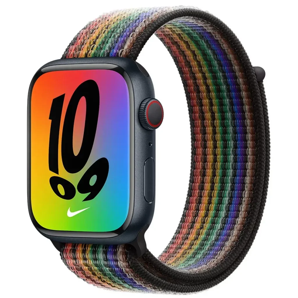 Ремінець Apple Pride Edition Nike Sport Loop для Apple Watch 42mm, 44mm, 45mm, 49mm (MN6N3)