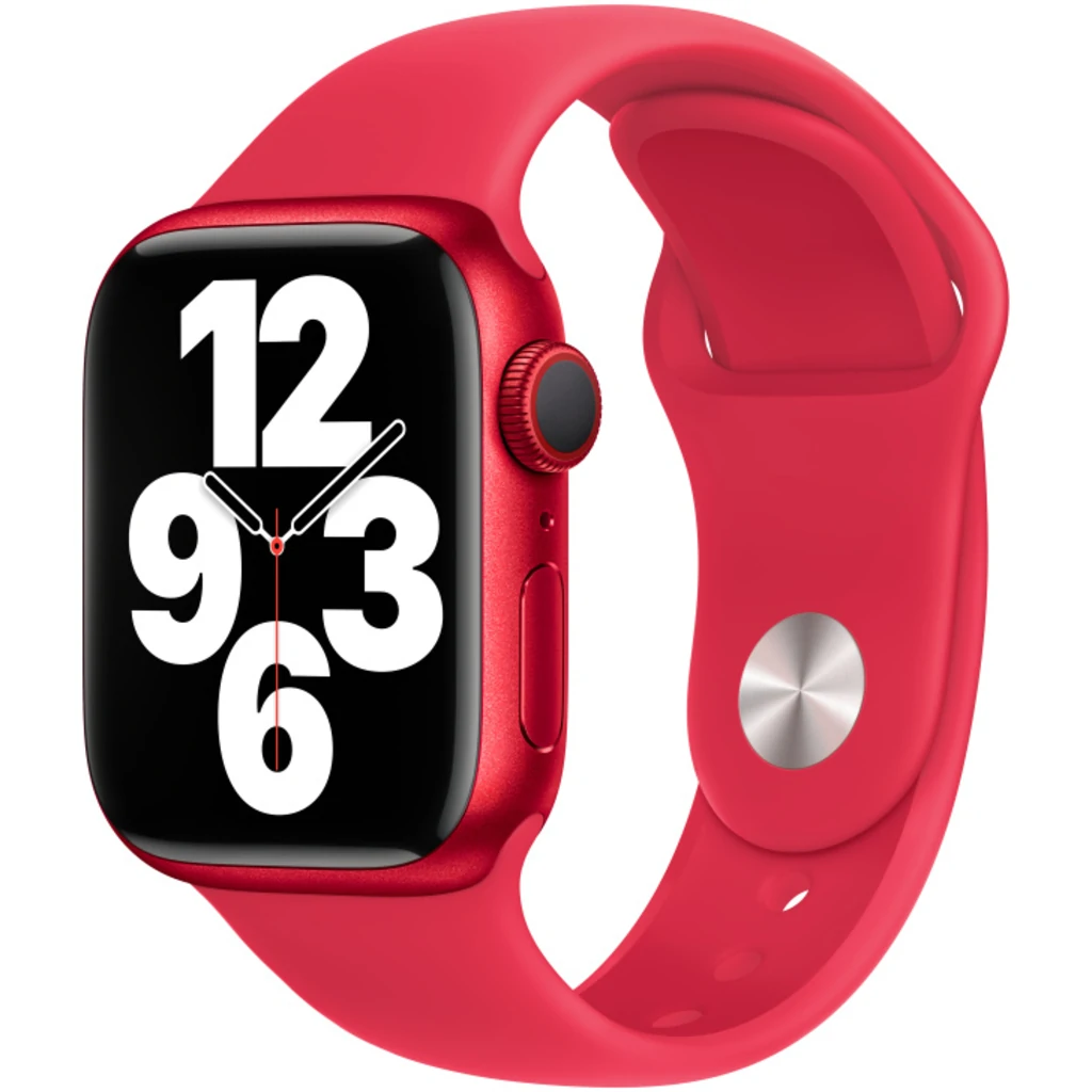 Ремінець Apple Product Red Sport Band S/M для Apple Watch 38mm, 40mm, 41mm (MT313)