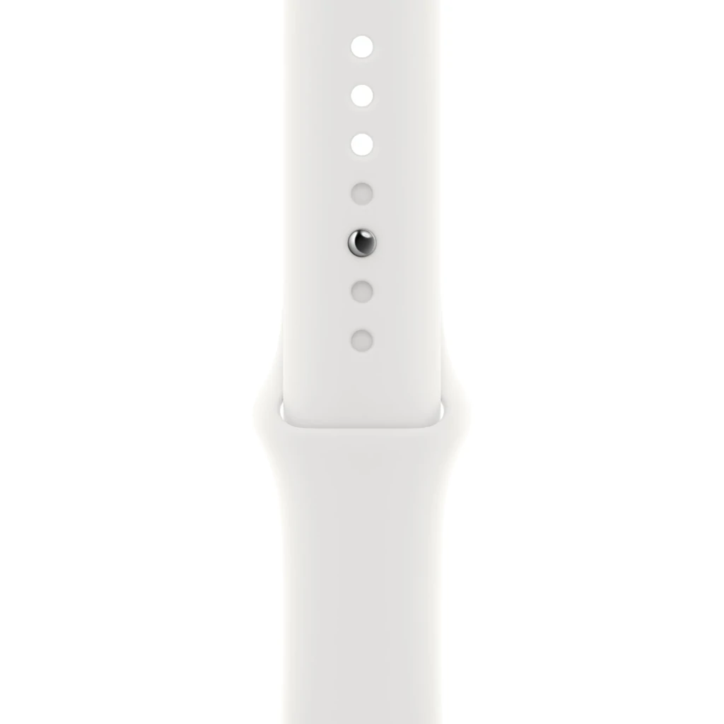 Ремешок Apple White Sport Band M/L для Apple Watch 42mm, 44mm, 45mm, 49mm (MP7H3)