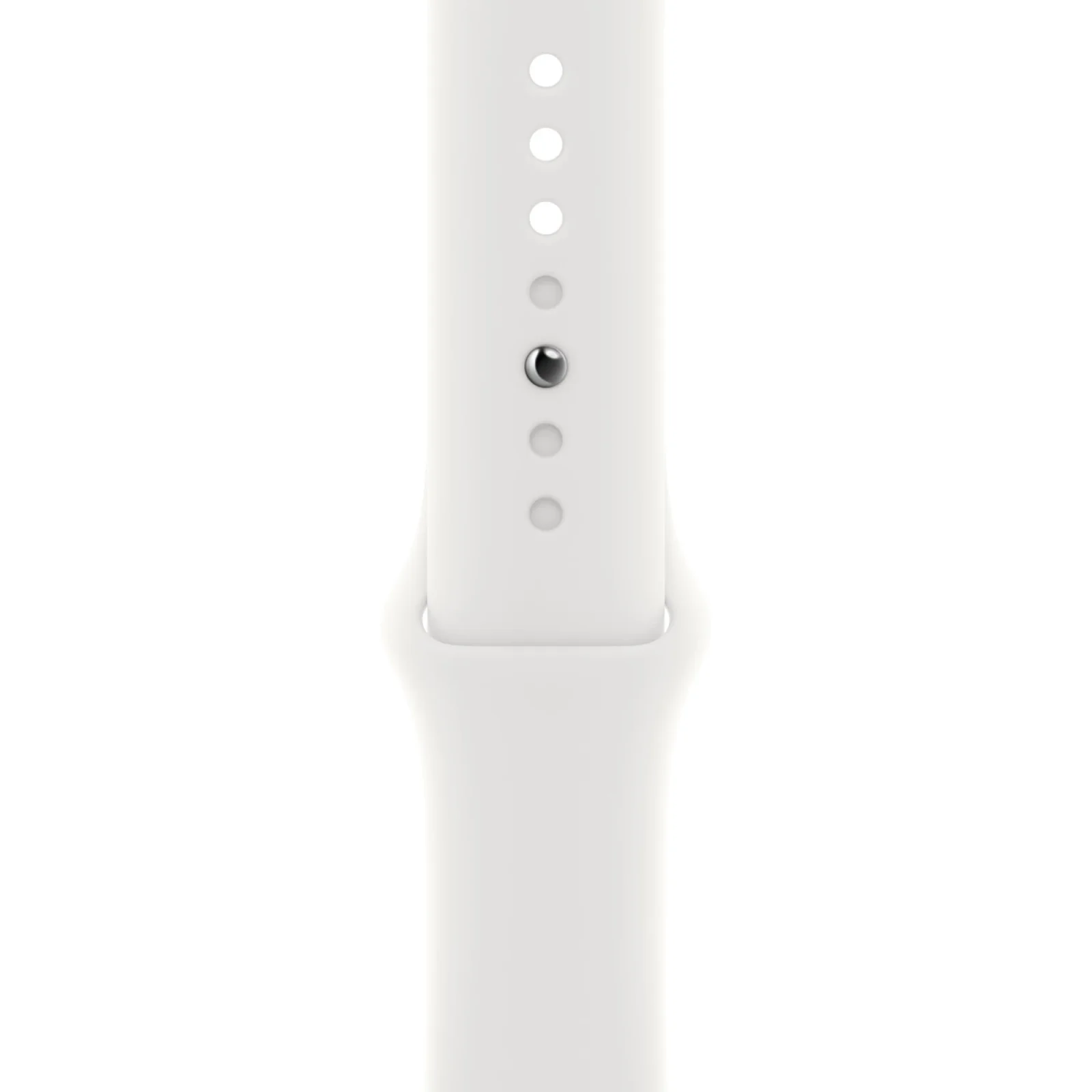 Ремешок Apple White Sport Band M/L для Apple Watch 42mm, 44mm, 45mm, 49mm (MP7H3)